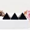 Obsidian Pyramid Ornament: Reiki Healing Crystal for Home Decor