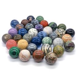 Boule de cristal d'améthyste : sphère de 25 mm pour le Reiki et la guérison