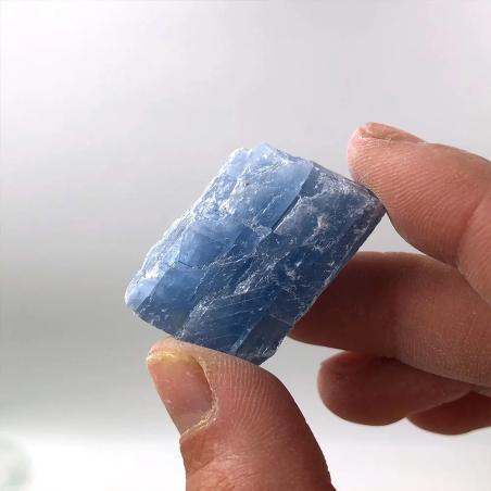 Blue Calcite Crystal: Raw Stone for Healing & Decor