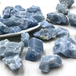 Blue Calcite Crystal: Raw Stone for Healing & Decor