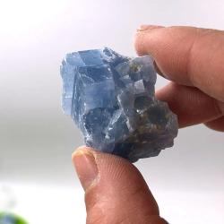 Blue Calcite Crystal: Raw Stone for Healing & Decor