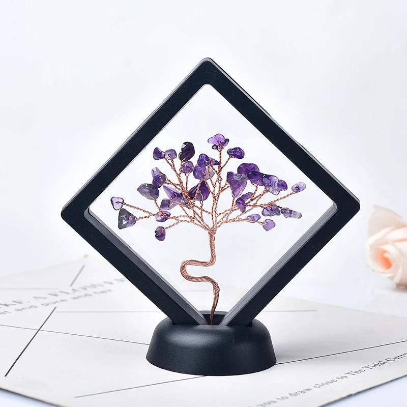 Arbre de Vie en quartz cristal : Guérison Reiki et chance