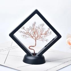 Arbre de Vie en quartz cristal : Guérison Reiki et chance