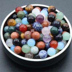 Perles de cristal d'agate naturelle - Guérison Reiki et loisirs créatifs