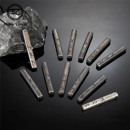 Wikinger-Runenkette – Vegvisir- und Valknut-Anhänger für Herren