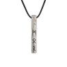 Wikinger-Runenkette – Vegvisir- und Valknut-Anhänger für Herren