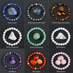 Lapis Lazuli ve Ametist Taşlı Bileklik: Reiki Şifa ve Enerji