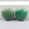 Ornamento in cristallo di giada naturale a forma di cuore e avventurina - Guarigione Reiki