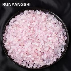 Gravier de quartz rose naturel - Cristaux pour le Reiki et les aquariums