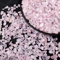 Gravier de quartz rose naturel - Cristaux pour le Reiki et les aquariums