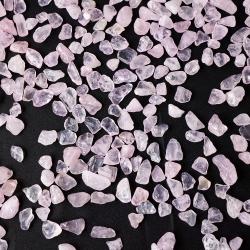 Gravier de quartz rose naturel - Cristaux pour le Reiki et les aquariums