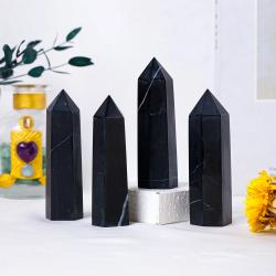 Baguette de cristal de shungite : Guérison naturelle et méditation