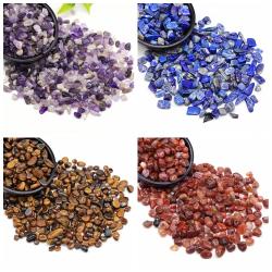 Coffret de cristaux de guérison : fluorite, lapis-lazuli, agate et plus encore