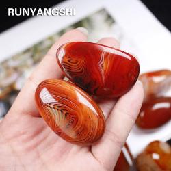 Madagaskar Sardonyx Akik Cilalı Taş | Reiki Şifa ve Dekorasyon
