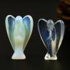 Figurine d'ange en opaline : Cristal naturel aux vertus lithiques et décoration intérieure