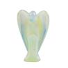 Figurine d'ange en opaline : Cristal naturel aux vertus lithiques et décoration intérieure