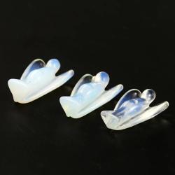 Figurine d'ange en opaline : Cristal naturel aux vertus lithiques et décoration intérieure