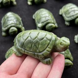 Xiuyan-Jadeschildkrötenstatue: Heilkristall-Reiki-Energiefigur