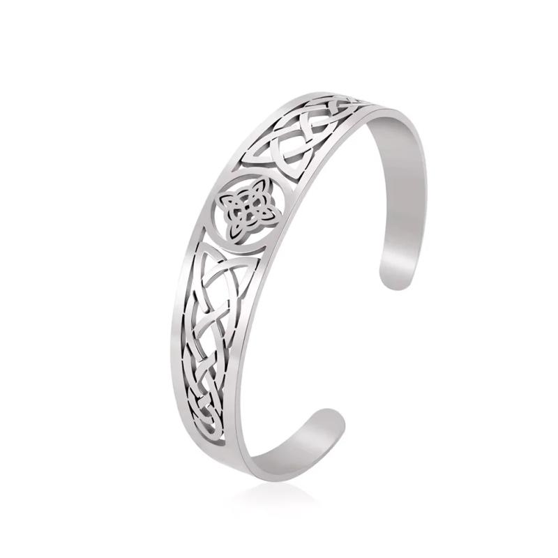 Himmlisches Hexenknoten-Armband | Wicca-Armband aus Edelstahl