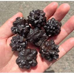 Natural Crystal Healing Stones: Raw Carbonado for Meditation & Energy