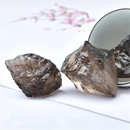 Quarzo fumé grezzo: pietra energetica e curativa naturale
