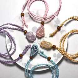 Raw Crystal Pendant Necklace - Healing Energy & Spiritual Vibes
