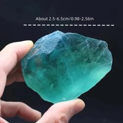 Cristal de fluorite verte brute - Guérison, ancrage et polissage