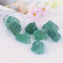 Cristal de fluorite verte brute - Guérison, ancrage et polissage