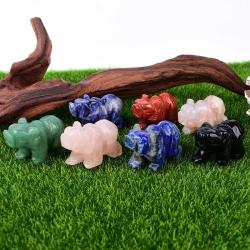 Ornements d'ours en cristal - Guérison Reiki et décoration intérieure