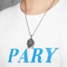 Collana con sfinge del faraone: acciaio inossidabile, stile punk rock