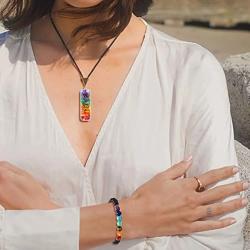 Chakra Balancing Jewelry Set: Reiki Healing Necklaces & Bracelets