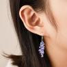 Boucles d'oreilles Reiki en cristal | Pendentifs en pierre naturelle