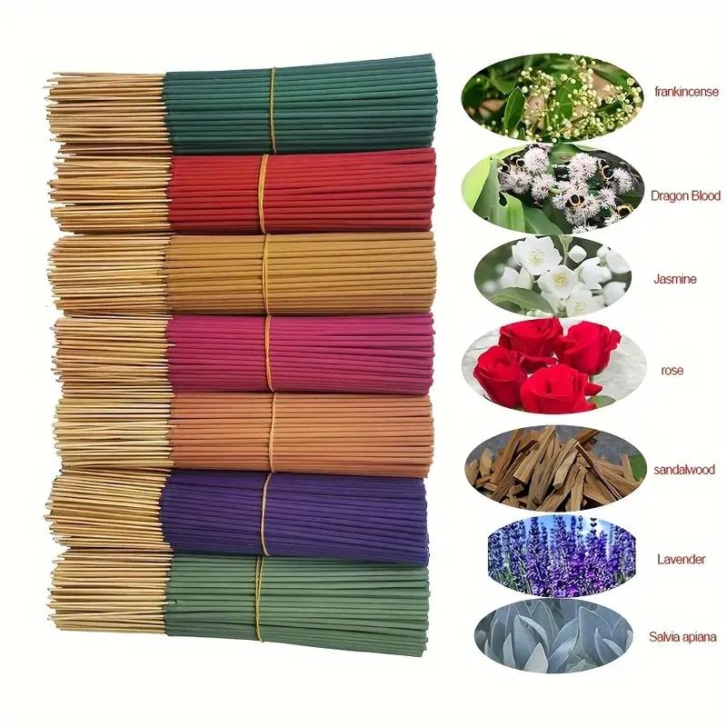 Bâtonnets d'encens d'aromathérapie - 30 à 240 pièces, parfums variés et relaxants