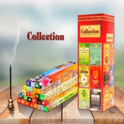 Bâtonnets d'encens de luxe à la lavande et au bois de santal d'Inde - Senteurs méditatives