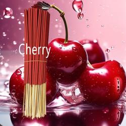 Bâtonnets d'encens artisanaux parfumés à la cerise - Longue durée et sûrs