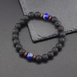 Lapis Lazuli ve Lav Taşı Bileklik: Doğal Enerji Şifa Takısı