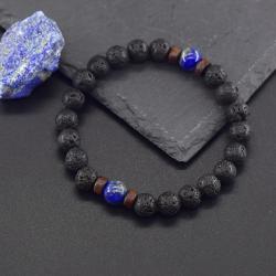 Lapis Lazuli ve Lav Taşı Bileklik: Doğal Enerji Şifa Takısı