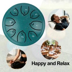Stahlzungentrommel – 8-Ton-Handpan für Meditation & Musik