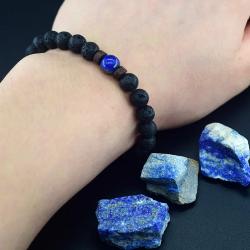 Lapis Lazuli ve Lav Taşı Bileklik: Doğal Enerji Şifa Takısı