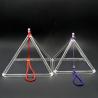 Pyramides chantantes en cristal pour la guérison sonore et la méditation