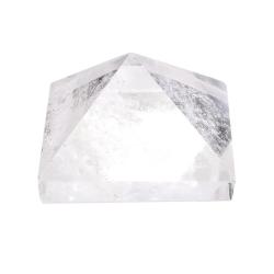 Clear Quartz Pyramid: Healing & Meditation Crystal Tower