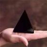 Black Schungite Pyramid: Healing & Meditation Energy