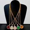 Collana con ciondolo Buddha Maitreya - Cristallo di zircone, amuleto portafortuna per...