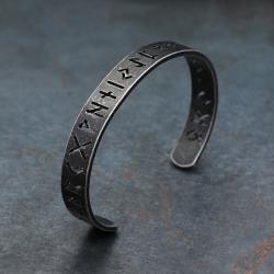 Wikinger-Runenarmband | Edelstahl | Nordisches Symbol | Unisex