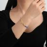 Hexenknoten-Armband | Anhänger aus Edelstahl und roter Schnur