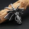 Anhänger mit Schutzengelsflügeln: Vintage-Schmuck aus Edelstahl
