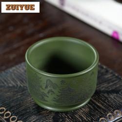 Yixing Zisha Çay Fincanı: Meditasyon için El Yapımı Manzara Desenli Çaydanlık