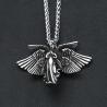 Anhänger mit Schutzengelsflügeln: Vintage-Schmuck aus Edelstahl