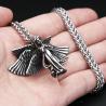 Anhänger mit Schutzengelsflügeln: Vintage-Schmuck aus Edelstahl