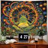 Tapisserie Mandala Grenouille Psychédélique - Décoration Yoga et Méditation